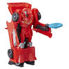 Transformers Toys Cyberverse Action Attackers: 1-Step Changer Autobot Hot Rod - Repeatable Fusion Flame Action Attack Move
