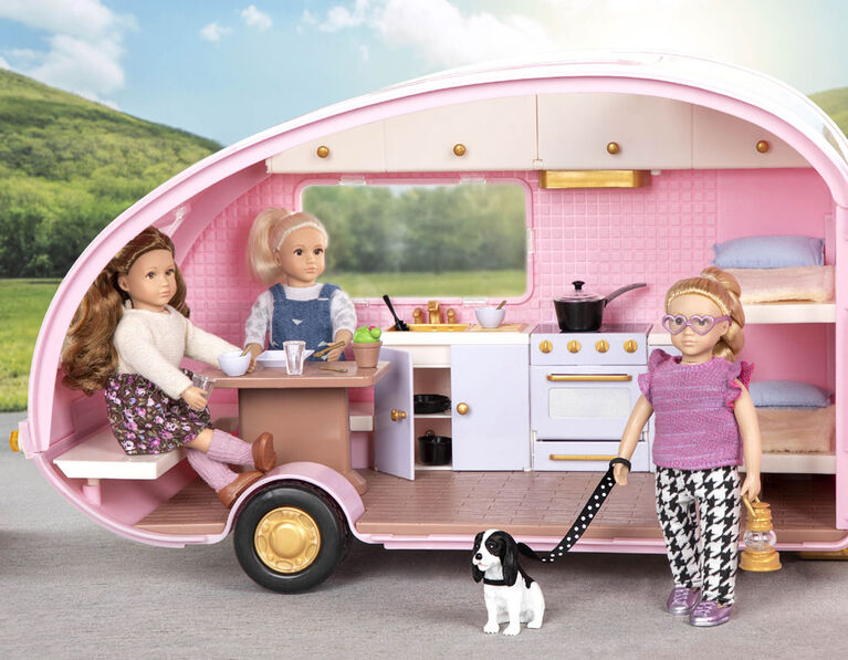 Lori, Roller Glamper - Pink, Camper for 6-inch Dolls