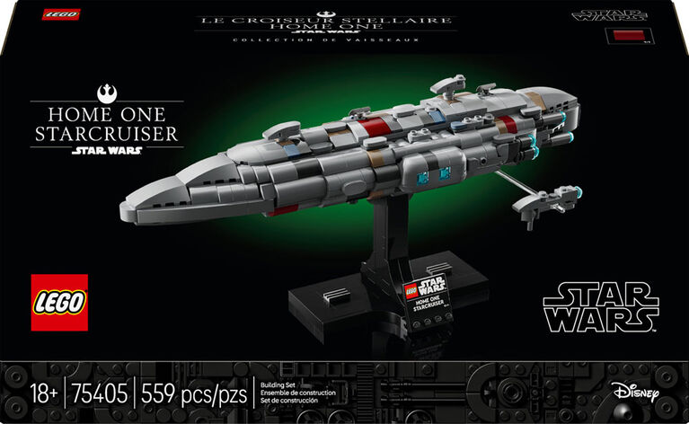 LEGO Star Wars: Return of the Jedi Home One Starcruiser Building Set - with Nebulon-B Medical Frigate - 75405
