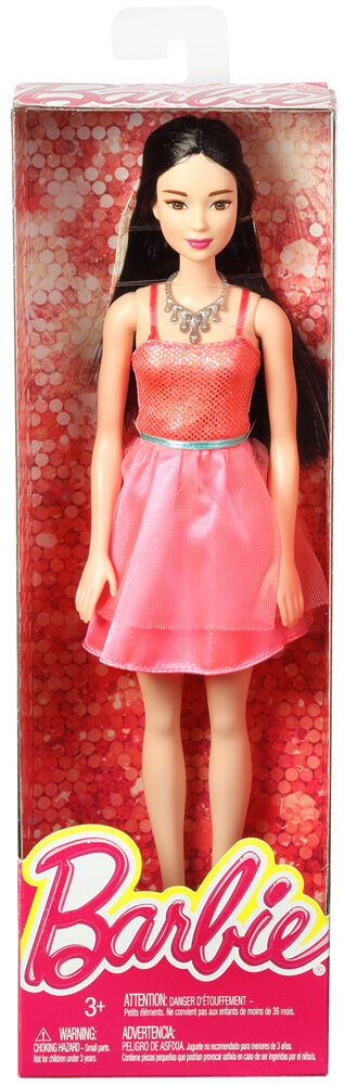 Barbie Glitz Doll Coral Dress