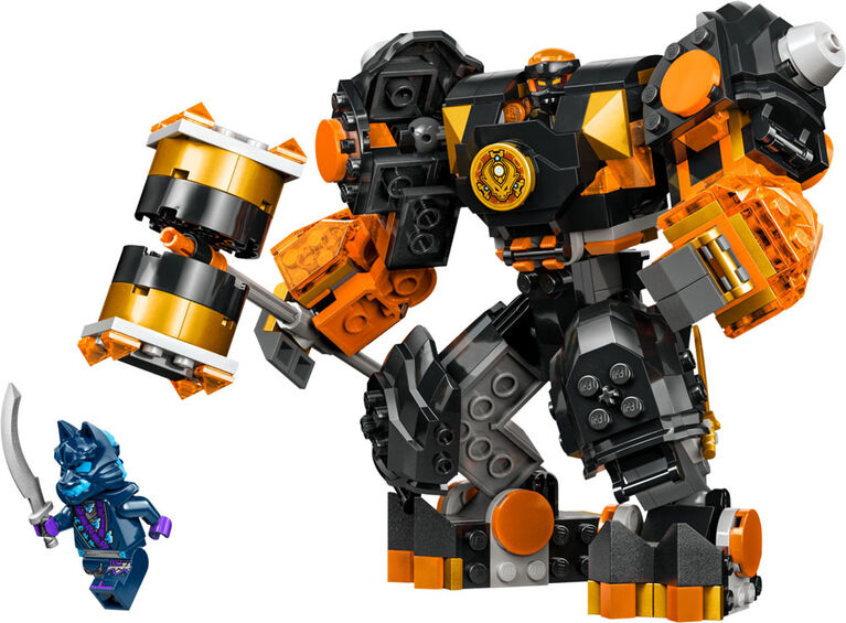 Jouet de robot LEGO NINJAGO Le robot de terre élémentaire de Cole 71806