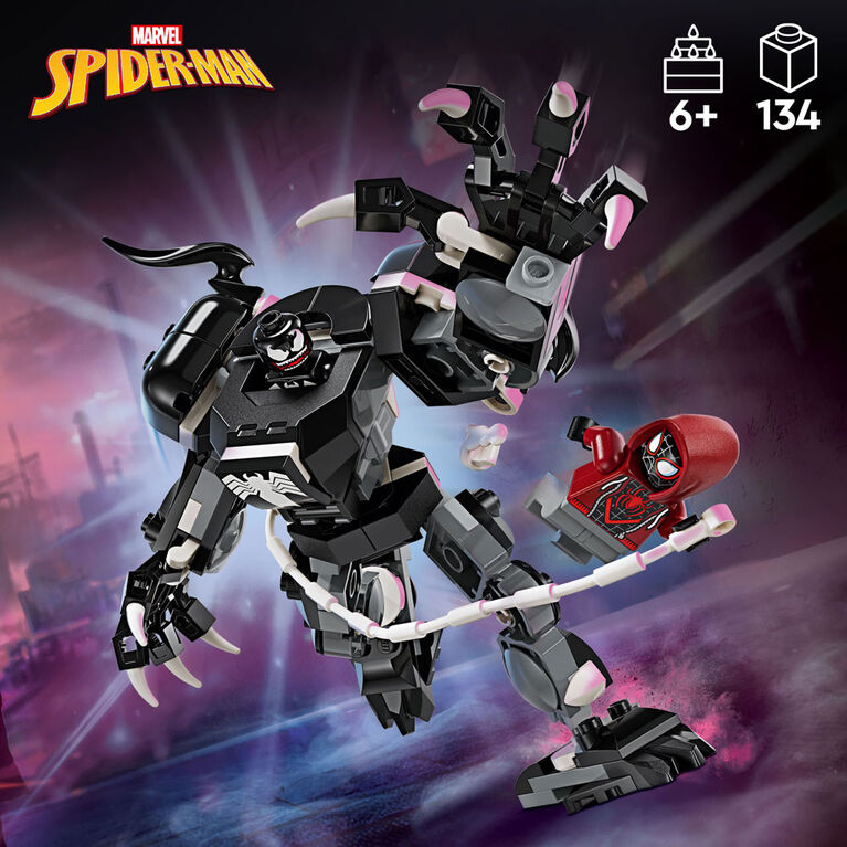 LEGO Marvel L'armure-robot de Venom contre Miles Morales 76276