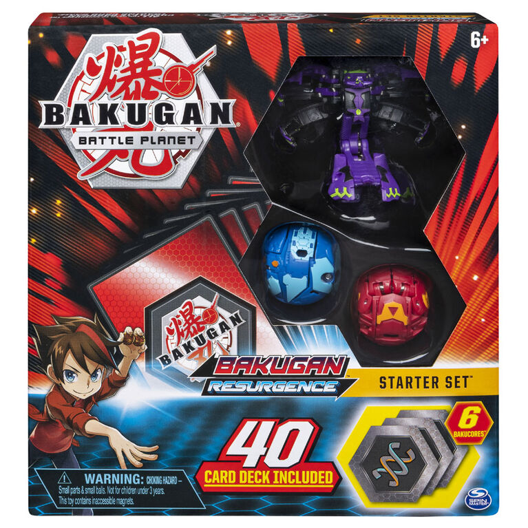 Bakugan, Battle Brawlers Starter Set with Bakugan Transforming Creatures, Darkus Hydranoid