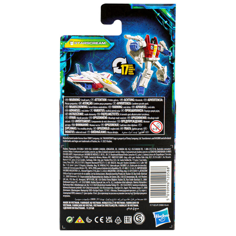 Transformers Legacy Evolution Core Starscream 3.5 Inch Action Figure