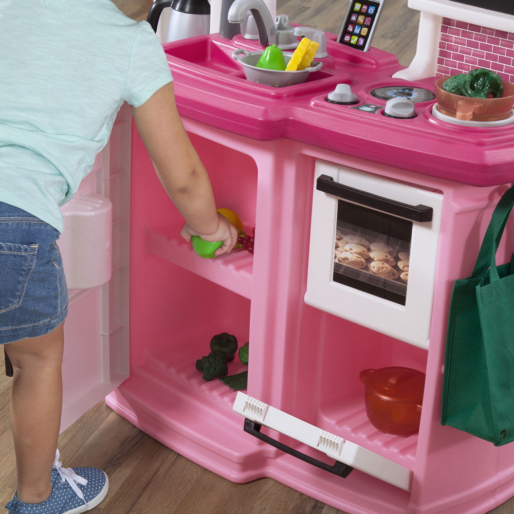 step 2 gourmet kitchen pink