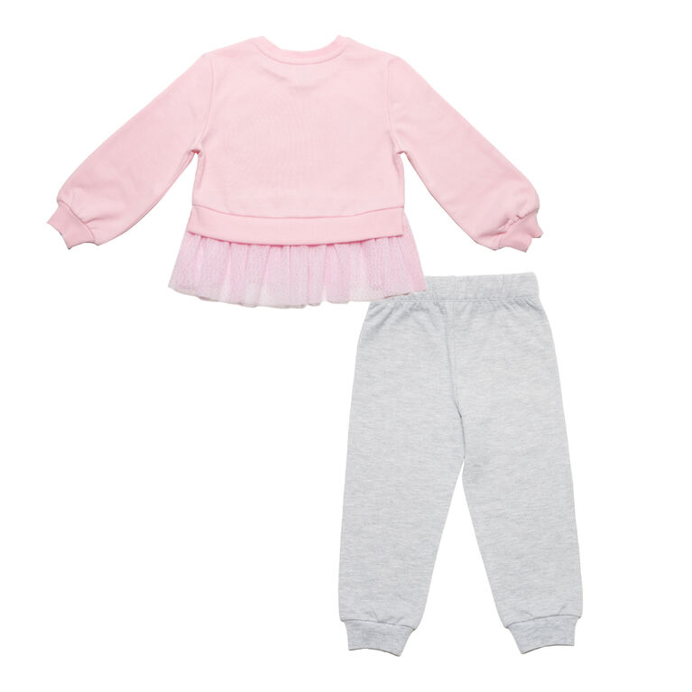 Cocomelon - 2 Piece Combo Set - Grey Heather and Pink - Size 3T - Toys R Us Exclusive