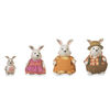 Hoppingood Lapins, Li'l Woodzeez, Ensemble de petites figurines de lapins