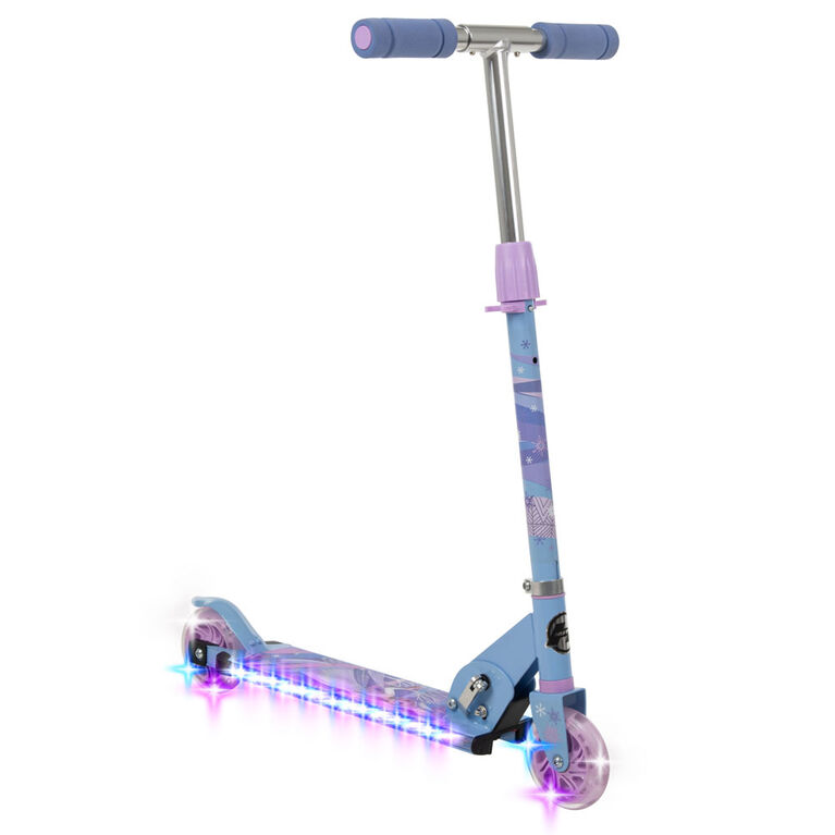 Disney Frozen II Electro-Light Inline Scooter for Girls by Huffy