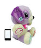 LeapFrog Mon Ami Violette, peluche pour bébé avec personnalisation, musique et berceuses, contenu éducatif pour les bébés et les jeunes enfants - Édition française