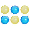 Nerf Super Soaker Hydro Balls 6-Pack, Reusable Water-Filled Balls Burst on Impact, Fast Refill, 2 Colors