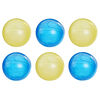 Nerf Super Soaker Hydro Balls, pack de 6 balles d'eau réutilisables, recharge rapide, 2 couleurs