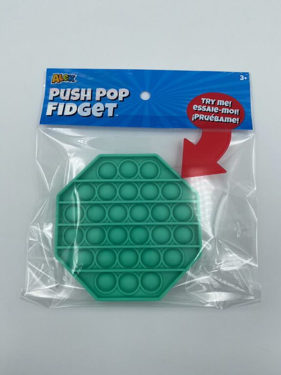 ALEX Push Pop Fidget - Octagon Teal