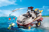 Playmobil - Véhicule amphibie et bandit