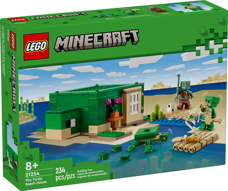 LEGO Minecraft La maison Tortue sur la plage Modèle 21254