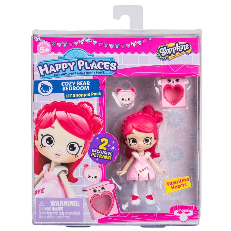 Shopkins Happy Places S3 Lil' Shoppie Pack: Valentina Hearts