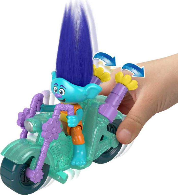 Imaginext DreamWorks Trolls Sparkle and Roll Pack, Poppy Branch and Guy Diamond 6-Piece Figure Set - R Exclusive