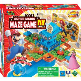 Epoch Games Super Mario Maze Game DX, jeu d'adresse et d'action sur table avec figurines d'action Super Mario à collectionner - Édition anglaise