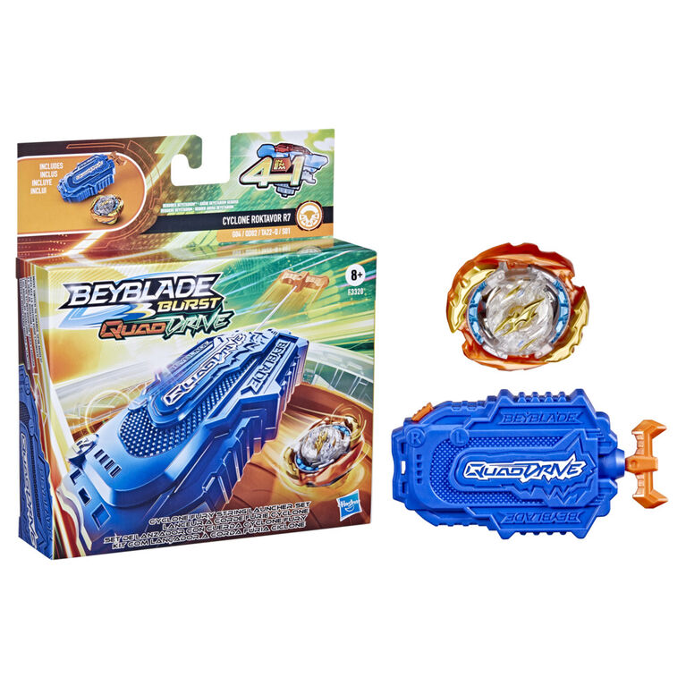 Beyblade Burst QuadDrive Cyclone Fury String Launcher Set