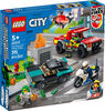 LEGO City L'incendie et la poursuite policière 60319 Ensemble de construction (295 pièces)