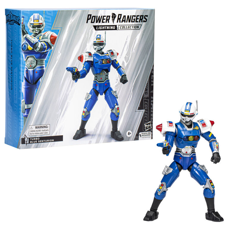 Power Rangers Lightning Collection Turbo Blue Senturion 6.6 Inch Action Figure