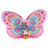 Hatchimals Pixies, Wilder Wings Pixie with Fabric Wings and 2 Accessories (Styles May Vary)