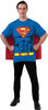 T-shirt d&eacute;guisement Superman avec cape Rubies DC Comics Superheroes pour adultes, homme moyen