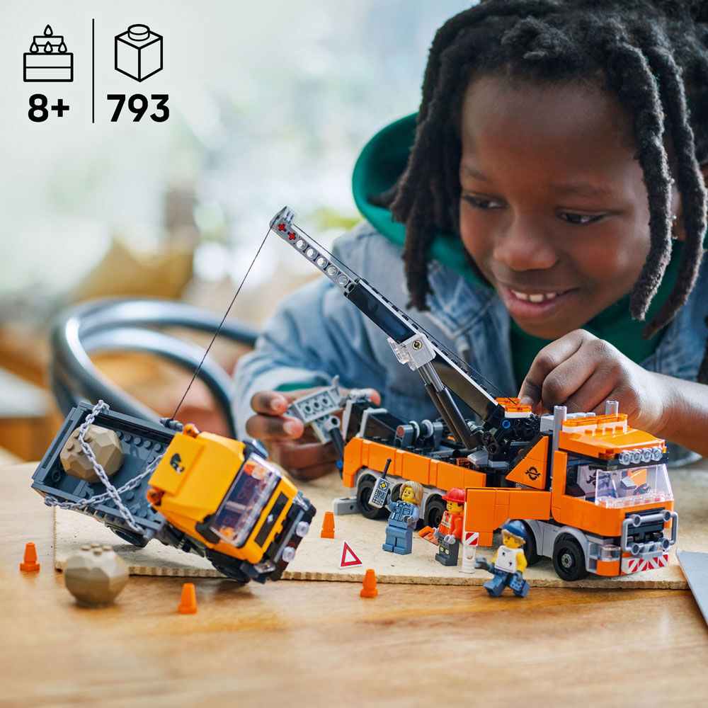 LEGO City Heavy-Duty Recovery Tow Truck with Crane Building Toy for Kids, Ages 8+ - 60467