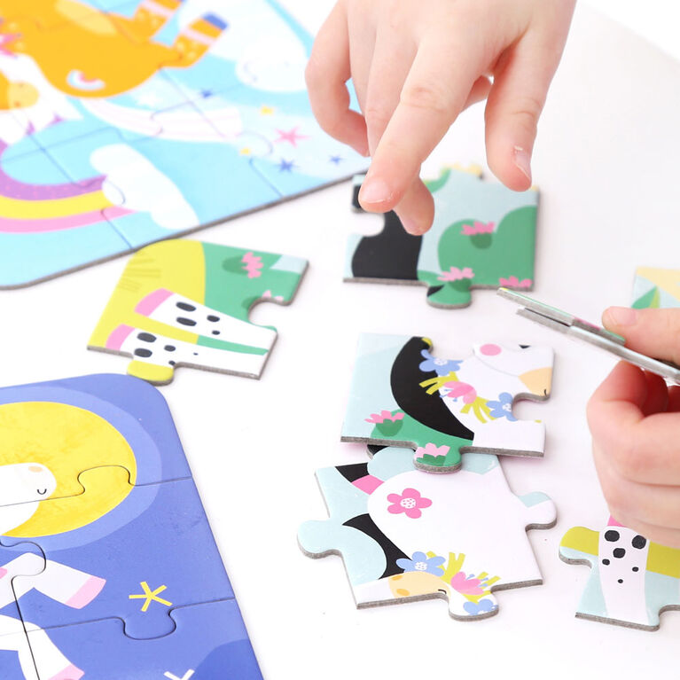 Sur le pouce - Puzzle de 45 pièces - Poneys (3+)