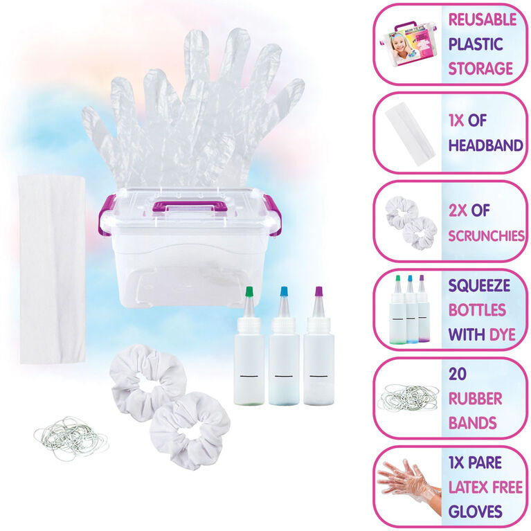 Neon Tie Dye Hair Accessory Design Keeper Crate