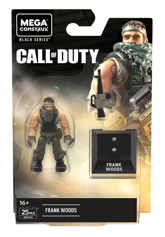 Mega Construx Call of Duty Lieutenant General Shepherd Frank Woods Micro Action Figure