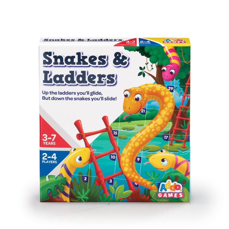 EX-AD-SNAKES & LADDERS MINI CARD GAME