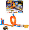 Hot Wheels Monster Trucks Loop and Flip Trophy Challenge Playset