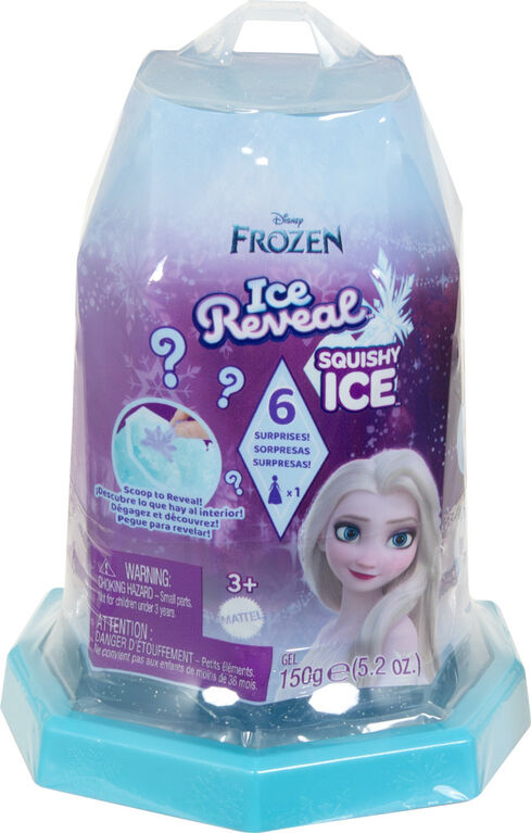 Mattel Disney Frozen 2, Ice Reveal Small Doll Set with 1 Doll, Squishy Ice Gel & 6 Surprises Including Friend Figure & Play Pieces (Dolls May Vary)