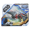Star Wars Mission Fleet Stellar Class Kylo Ren TIE Whisper 2.5-Inch-Scale Figure and Vehicle