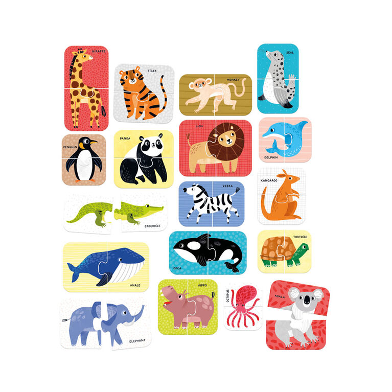 Paires de casse-tête - Animaux sauvages