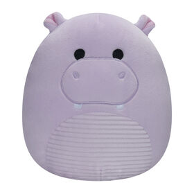 Squishmallows 7.5" - Hanna the Purple Hippo with Corduroy Belly