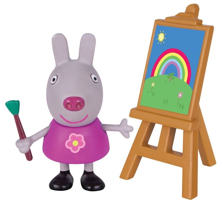 Peppa Pig - Delphine Donkey with Easel - English Edition