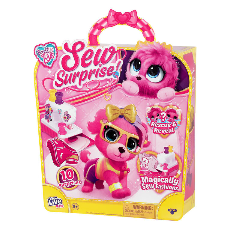Little Live Scruff-A-Luvs Sew Surprise Playset Pink