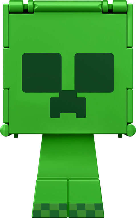 Minecraft Flippin' Figs Figures Collection Creeper + Charged Creeper
