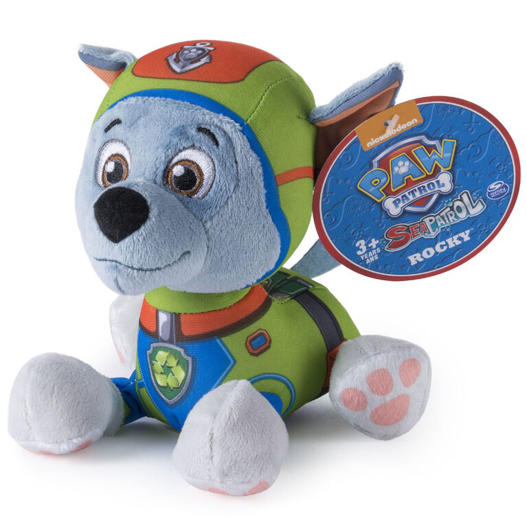 Paw Patrol - 8" Plush - Sea Patrol - Rocky