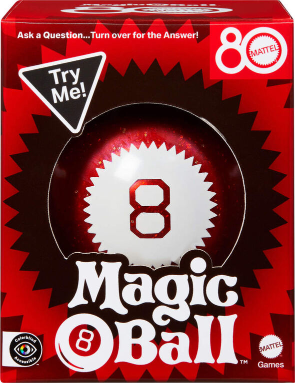Magic 8 Ball Mattel 80th Anniversary Edition Novelty Game