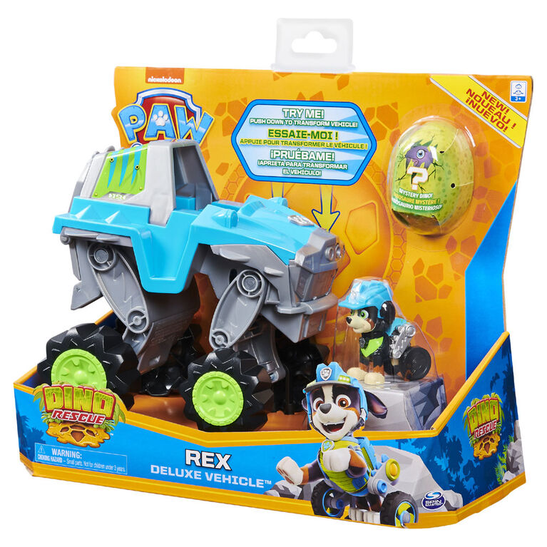 Gutter pedicab optager Paw Patrol Dino Rex Deluxe Vehicle - R Exclusive | Toys R Us Canada