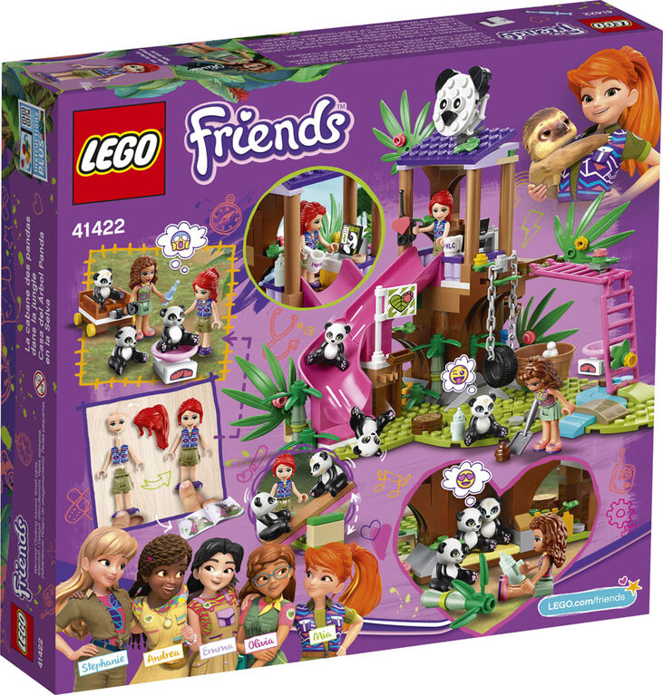 LEGO Friends La cabane des pandas dans la jungle 41422 (265 pièces)