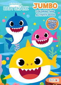 Baby Shark 64 page Jumbo Colouring and Activity Book