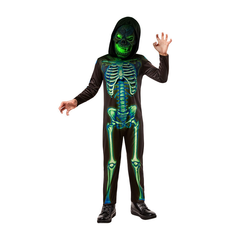 Neon Skeleton Light Up Costume