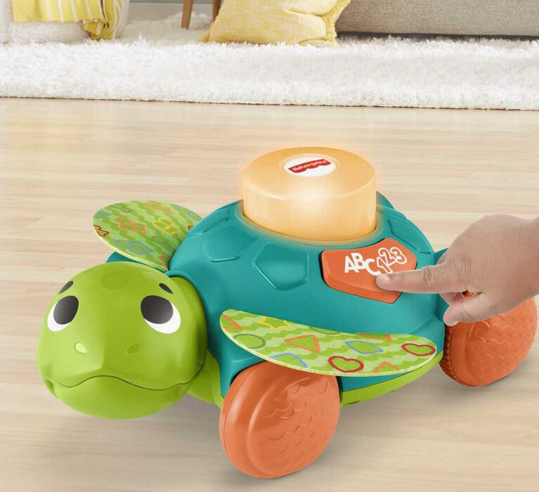 Fisher-Price Linkimals Sit-to-Crawl Sea Turtle - English Edition