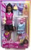 Barbie "Brooklyn" Stylist Doll and 14 Accessories Playset, Wardrobe Theme with Puppy and Clothing Rack