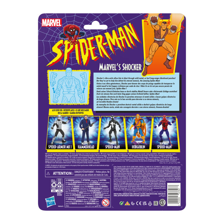 Marvel Legends Series Spider-Man 6-inch Marvel's Shocker Action Figure
