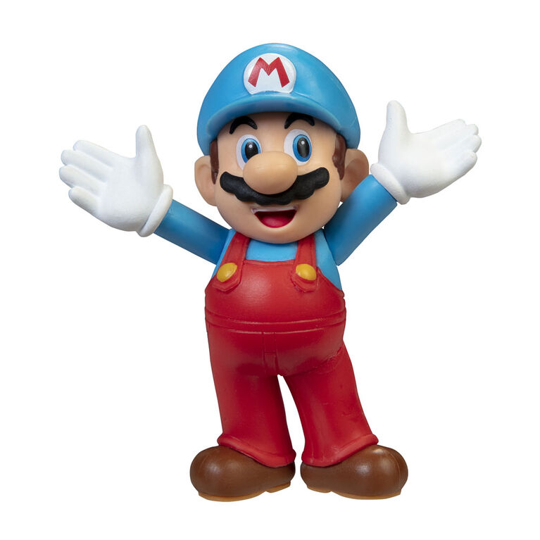 Nintendo 2.5" Limited Articulation -  Ice Open Arms Mario (redeco)