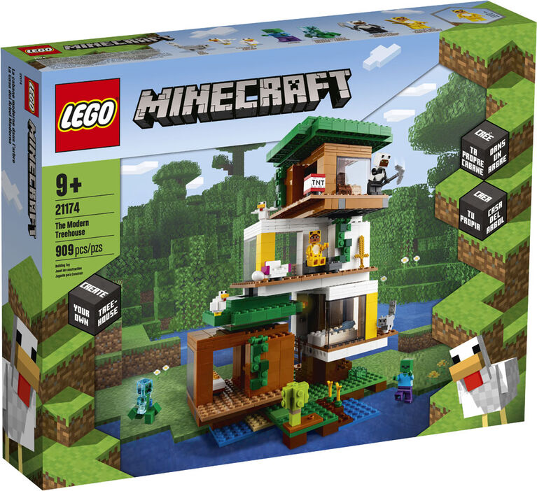 LEGO Minecraft The Modern Treehouse 21174 (909 pieces) | Toys R Us Canada